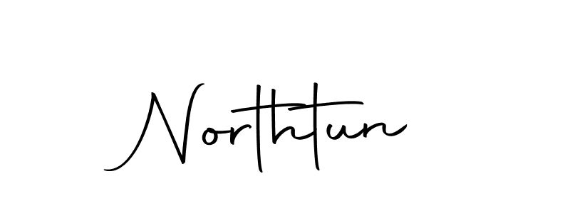 Use a signature maker to create a handwritten signature online. With this signature software, you can design (Autography-DOLnW) your own signature for name Northtun. Northtun signature style 10 images and pictures png