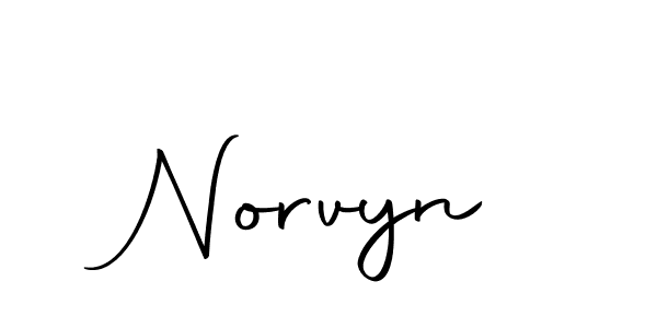 Use a signature maker to create a handwritten signature online. With this signature software, you can design (Autography-DOLnW) your own signature for name Norvyn. Norvyn signature style 10 images and pictures png