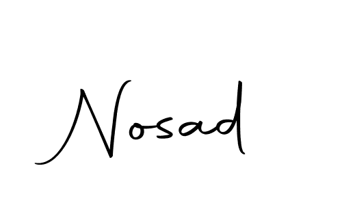 Create a beautiful signature design for name Nosad. With this signature (Autography-DOLnW) fonts, you can make a handwritten signature for free. Nosad signature style 10 images and pictures png