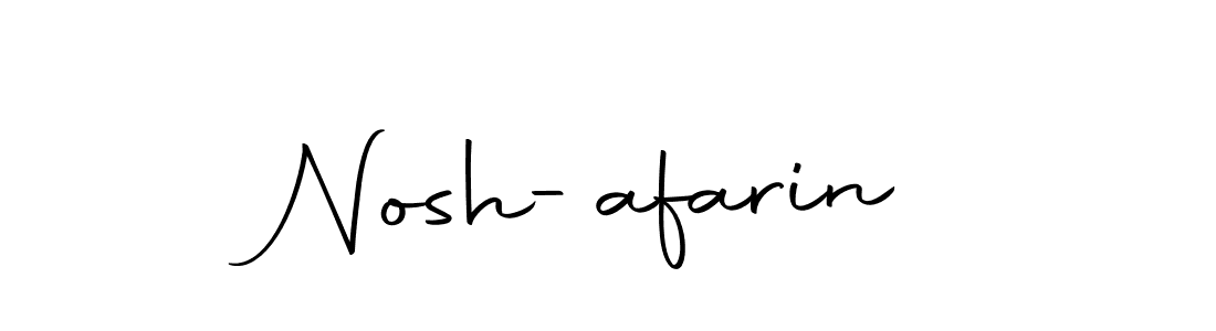 Nosh-afarin stylish signature style. Best Handwritten Sign (Autography-DOLnW) for my name. Handwritten Signature Collection Ideas for my name Nosh-afarin. Nosh-afarin signature style 10 images and pictures png