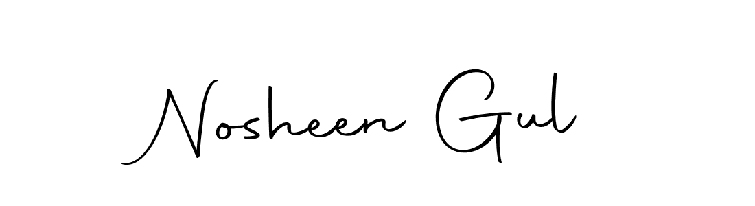 Similarly Autography-DOLnW is the best handwritten signature design. Signature creator online .You can use it as an online autograph creator for name Nosheen Gul. Nosheen Gul signature style 10 images and pictures png