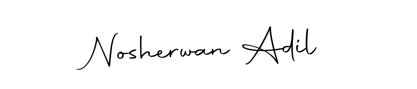 Nosherwan Adil stylish signature style. Best Handwritten Sign (Autography-DOLnW) for my name. Handwritten Signature Collection Ideas for my name Nosherwan Adil. Nosherwan Adil signature style 10 images and pictures png