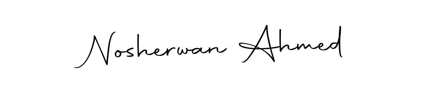 Design your own signature with our free online signature maker. With this signature software, you can create a handwritten (Autography-DOLnW) signature for name Nosherwan Ahmed. Nosherwan Ahmed signature style 10 images and pictures png