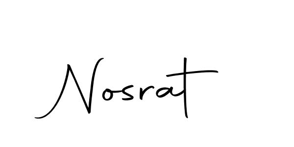 if you are searching for the best signature style for your name Nosrat. so please give up your signature search. here we have designed multiple signature styles  using Autography-DOLnW. Nosrat signature style 10 images and pictures png