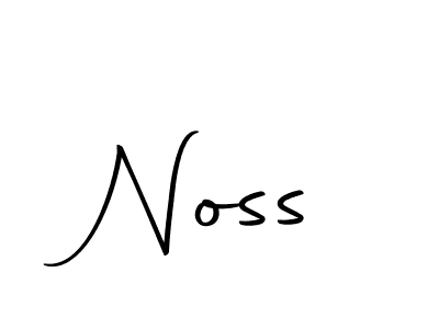 You should practise on your own different ways (Autography-DOLnW) to write your name (Noss) in signature. don't let someone else do it for you. Noss signature style 10 images and pictures png