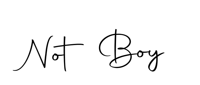 Make a beautiful signature design for name Not Boy. With this signature (Autography-DOLnW) style, you can create a handwritten signature for free. Not Boy signature style 10 images and pictures png