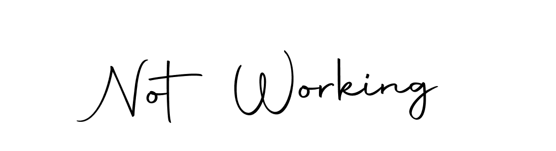 Make a beautiful signature design for name Not Working. With this signature (Autography-DOLnW) style, you can create a handwritten signature for free. Not Working signature style 10 images and pictures png