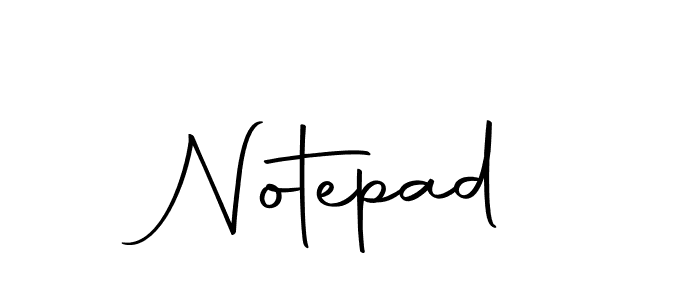 Similarly Autography-DOLnW is the best handwritten signature design. Signature creator online .You can use it as an online autograph creator for name Notepad. Notepad signature style 10 images and pictures png