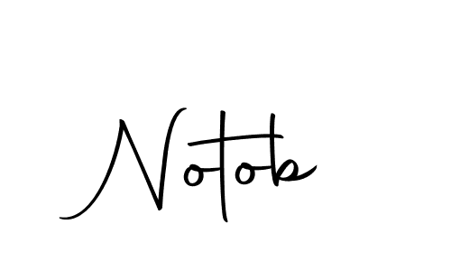 Also we have Notob name is the best signature style. Create professional handwritten signature collection using Autography-DOLnW autograph style. Notob signature style 10 images and pictures png