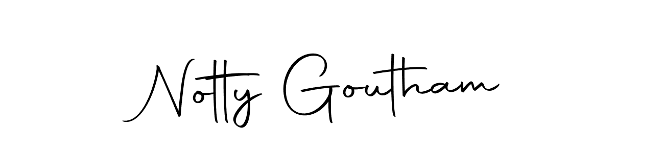 How to Draw Notty Goutham signature style? Autography-DOLnW is a latest design signature styles for name Notty Goutham. Notty Goutham signature style 10 images and pictures png