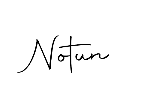 You should practise on your own different ways (Autography-DOLnW) to write your name (Notun) in signature. don't let someone else do it for you. Notun signature style 10 images and pictures png