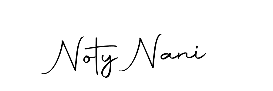 Autography-DOLnW is a professional signature style that is perfect for those who want to add a touch of class to their signature. It is also a great choice for those who want to make their signature more unique. Get Noty Nani name to fancy signature for free. Noty Nani signature style 10 images and pictures png