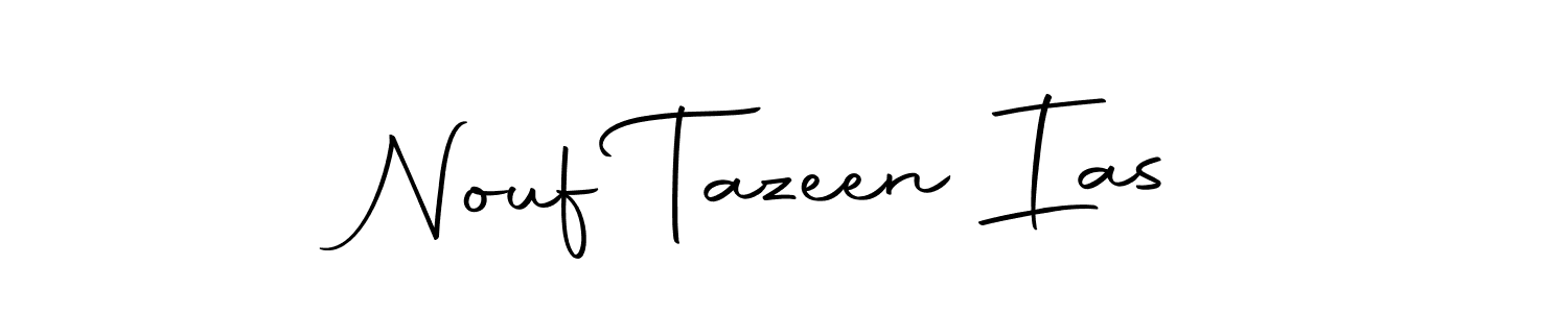 if you are searching for the best signature style for your name Nouf Tazeen Ias. so please give up your signature search. here we have designed multiple signature styles  using Autography-DOLnW. Nouf Tazeen Ias signature style 10 images and pictures png