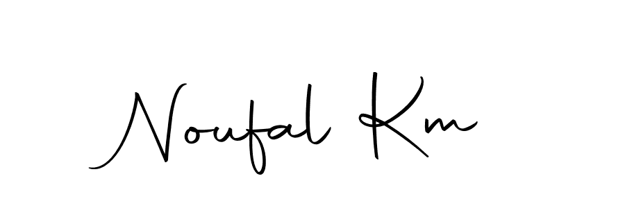 if you are searching for the best signature style for your name Noufal Km. so please give up your signature search. here we have designed multiple signature styles  using Autography-DOLnW. Noufal Km signature style 10 images and pictures png