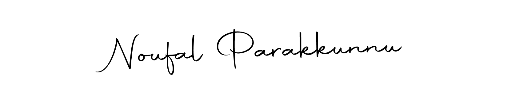 How to make Noufal Parakkunnu name signature. Use Autography-DOLnW style for creating short signs online. This is the latest handwritten sign. Noufal Parakkunnu signature style 10 images and pictures png