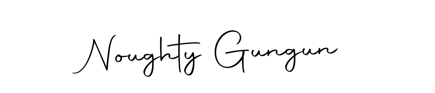 Once you've used our free online signature maker to create your best signature Autography-DOLnW style, it's time to enjoy all of the benefits that Noughty Gungun name signing documents. Noughty Gungun signature style 10 images and pictures png