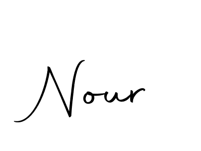 Use a signature maker to create a handwritten signature online. With this signature software, you can design (Autography-DOLnW) your own signature for name Nour. Nour signature style 10 images and pictures png