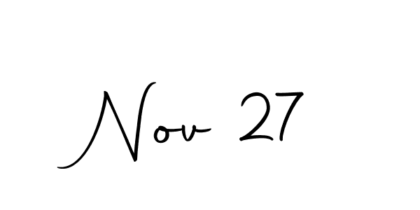 Also You can easily find your signature by using the search form. We will create Nov 27 name handwritten signature images for you free of cost using Autography-DOLnW sign style. Nov 27 signature style 10 images and pictures png