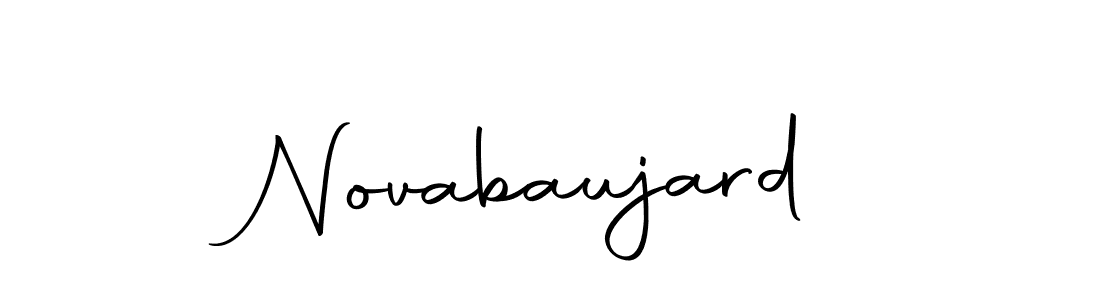Create a beautiful signature design for name Novabaujard. With this signature (Autography-DOLnW) fonts, you can make a handwritten signature for free. Novabaujard signature style 10 images and pictures png