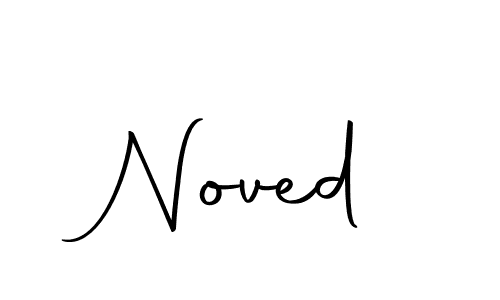 Create a beautiful signature design for name Noved. With this signature (Autography-DOLnW) fonts, you can make a handwritten signature for free. Noved signature style 10 images and pictures png