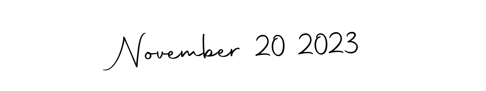 How to make November 20 2023 signature? Autography-DOLnW is a professional autograph style. Create handwritten signature for November 20 2023 name. November 20 2023 signature style 10 images and pictures png