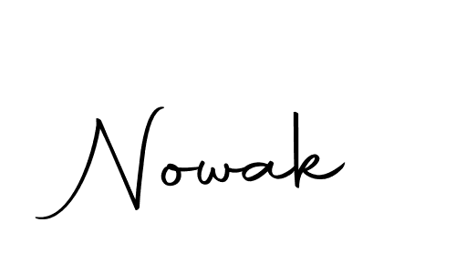 Use a signature maker to create a handwritten signature online. With this signature software, you can design (Autography-DOLnW) your own signature for name Nowak. Nowak signature style 10 images and pictures png