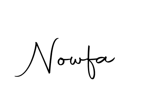 How to make Nowfa signature? Autography-DOLnW is a professional autograph style. Create handwritten signature for Nowfa name. Nowfa signature style 10 images and pictures png