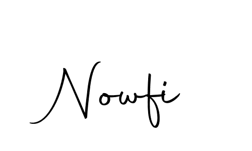 Create a beautiful signature design for name Nowfi. With this signature (Autography-DOLnW) fonts, you can make a handwritten signature for free. Nowfi signature style 10 images and pictures png