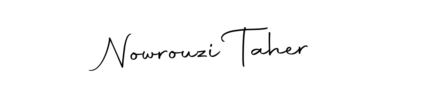 Autography-DOLnW is a professional signature style that is perfect for those who want to add a touch of class to their signature. It is also a great choice for those who want to make their signature more unique. Get Nowrouzi Taher name to fancy signature for free. Nowrouzi Taher signature style 10 images and pictures png