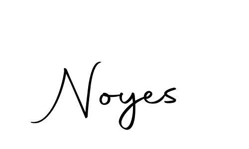 Design your own signature with our free online signature maker. With this signature software, you can create a handwritten (Autography-DOLnW) signature for name Noyes. Noyes signature style 10 images and pictures png
