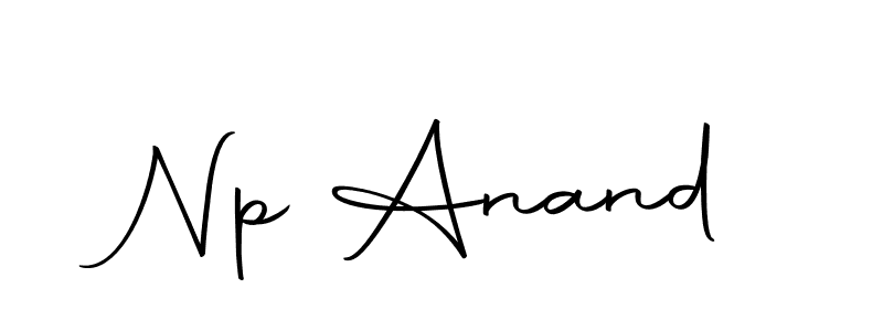 Make a beautiful signature design for name Np Anand. Use this online signature maker to create a handwritten signature for free. Np Anand signature style 10 images and pictures png