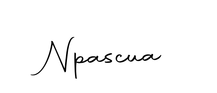 You should practise on your own different ways (Autography-DOLnW) to write your name (Npascua) in signature. don't let someone else do it for you. Npascua signature style 10 images and pictures png