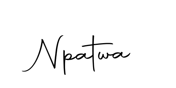 Use a signature maker to create a handwritten signature online. With this signature software, you can design (Autography-DOLnW) your own signature for name Npatwa. Npatwa signature style 10 images and pictures png