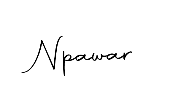 Make a beautiful signature design for name Npawar. With this signature (Autography-DOLnW) style, you can create a handwritten signature for free. Npawar signature style 10 images and pictures png