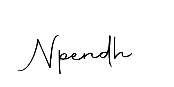 Make a beautiful signature design for name Npendh. Use this online signature maker to create a handwritten signature for free. Npendh signature style 10 images and pictures png