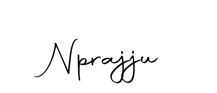 Make a beautiful signature design for name Nprajju. Use this online signature maker to create a handwritten signature for free. Nprajju signature style 10 images and pictures png