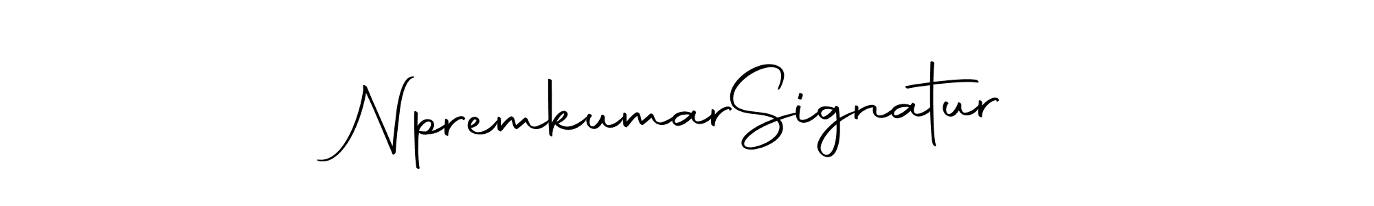 Make a beautiful signature design for name Npremkumar  Signatur. Use this online signature maker to create a handwritten signature for free. Npremkumar  Signatur signature style 10 images and pictures png