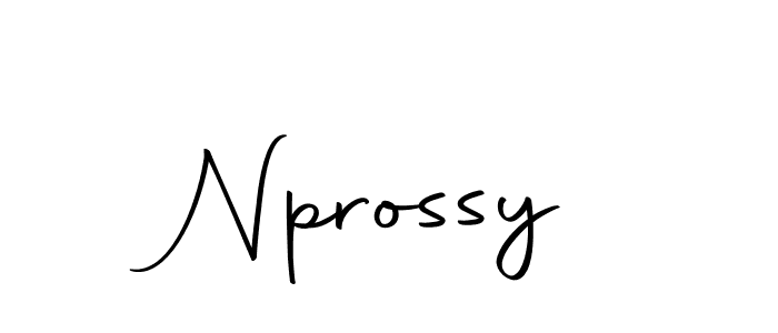 You should practise on your own different ways (Autography-DOLnW) to write your name (Nprossy) in signature. don't let someone else do it for you. Nprossy signature style 10 images and pictures png