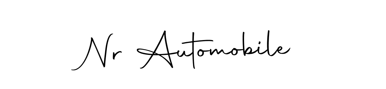 Make a beautiful signature design for name Nr Automobile. With this signature (Autography-DOLnW) style, you can create a handwritten signature for free. Nr Automobile signature style 10 images and pictures png