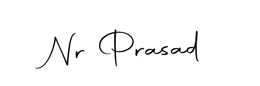 Create a beautiful signature design for name Nr Prasad. With this signature (Autography-DOLnW) fonts, you can make a handwritten signature for free. Nr Prasad signature style 10 images and pictures png
