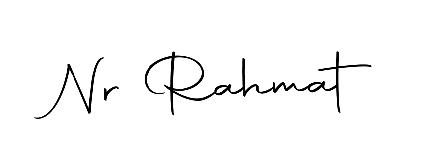 if you are searching for the best signature style for your name Nr Rahmat. so please give up your signature search. here we have designed multiple signature styles  using Autography-DOLnW. Nr Rahmat signature style 10 images and pictures png