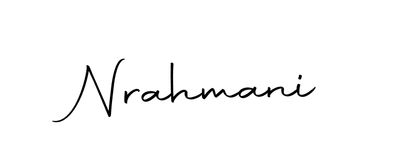 Make a short Nrahmani signature style. Manage your documents anywhere anytime using Autography-DOLnW. Create and add eSignatures, submit forms, share and send files easily. Nrahmani signature style 10 images and pictures png