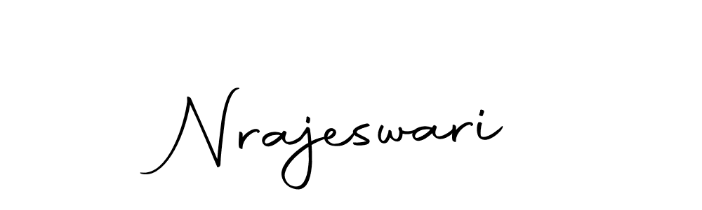 Use a signature maker to create a handwritten signature online. With this signature software, you can design (Autography-DOLnW) your own signature for name Nrajeswari. Nrajeswari signature style 10 images and pictures png