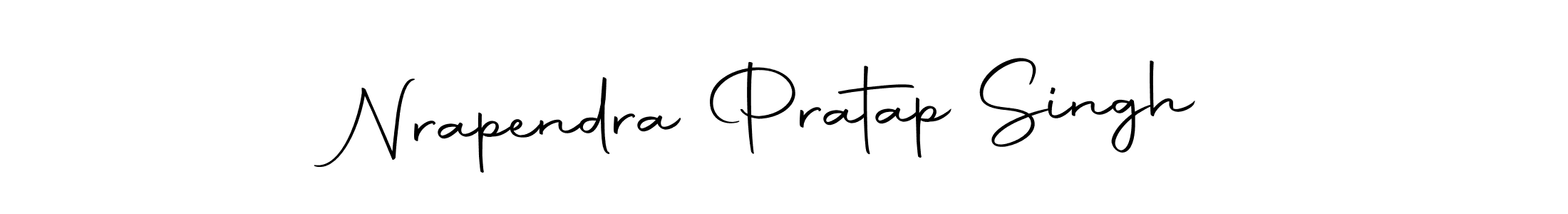 if you are searching for the best signature style for your name Nrapendra Pratap Singh. so please give up your signature search. here we have designed multiple signature styles  using Autography-DOLnW. Nrapendra Pratap Singh signature style 10 images and pictures png