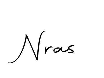 Create a beautiful signature design for name Nras. With this signature (Autography-DOLnW) fonts, you can make a handwritten signature for free. Nras signature style 10 images and pictures png