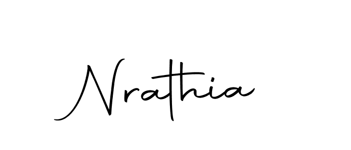 The best way (Autography-DOLnW) to make a short signature is to pick only two or three words in your name. The name Nrathia include a total of six letters. For converting this name. Nrathia signature style 10 images and pictures png