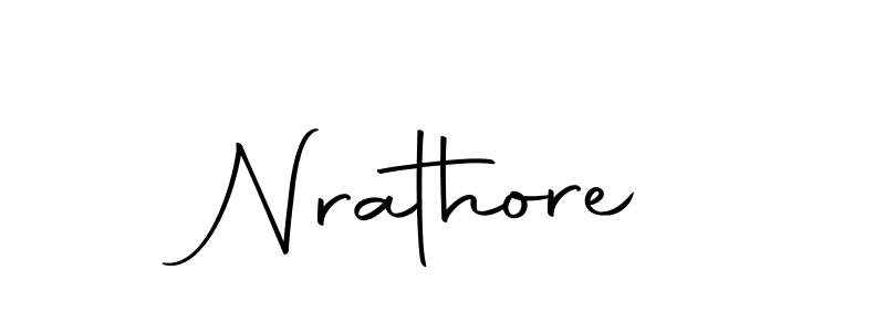 Nrathore stylish signature style. Best Handwritten Sign (Autography-DOLnW) for my name. Handwritten Signature Collection Ideas for my name Nrathore. Nrathore signature style 10 images and pictures png