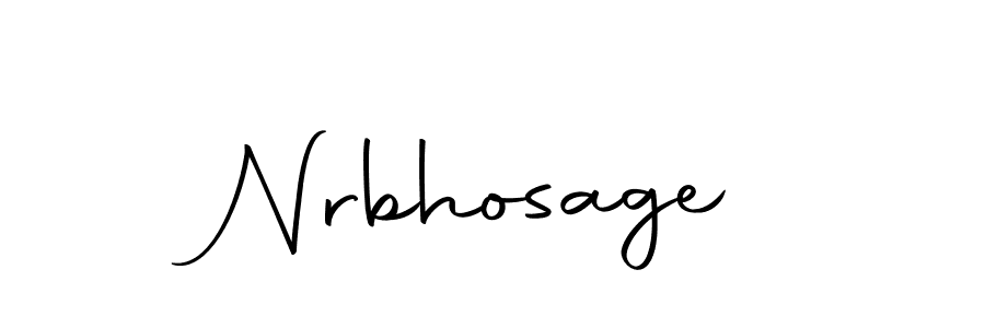Nrbhosage stylish signature style. Best Handwritten Sign (Autography-DOLnW) for my name. Handwritten Signature Collection Ideas for my name Nrbhosage. Nrbhosage signature style 10 images and pictures png