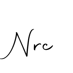 Make a beautiful signature design for name Nrc. With this signature (Autography-DOLnW) style, you can create a handwritten signature for free. Nrc signature style 10 images and pictures png