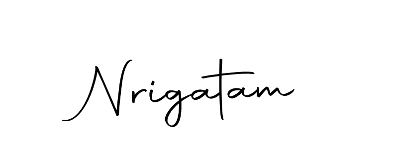 Make a beautiful signature design for name Nrigatam. Use this online signature maker to create a handwritten signature for free. Nrigatam signature style 10 images and pictures png